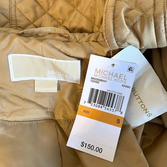 Michael Kors Quilted Puffer Jacket NWT - Picture 4 of 5